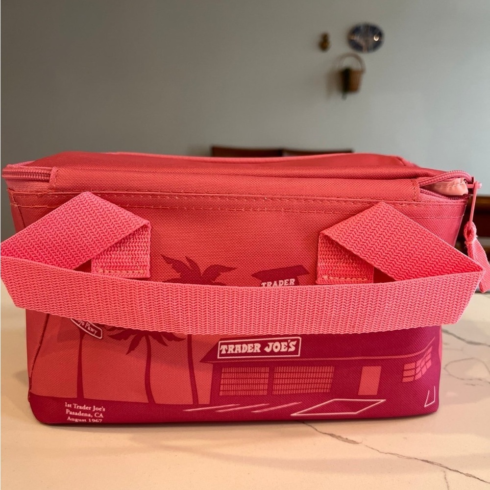 Trader joe’s insulated mini bag PINK
